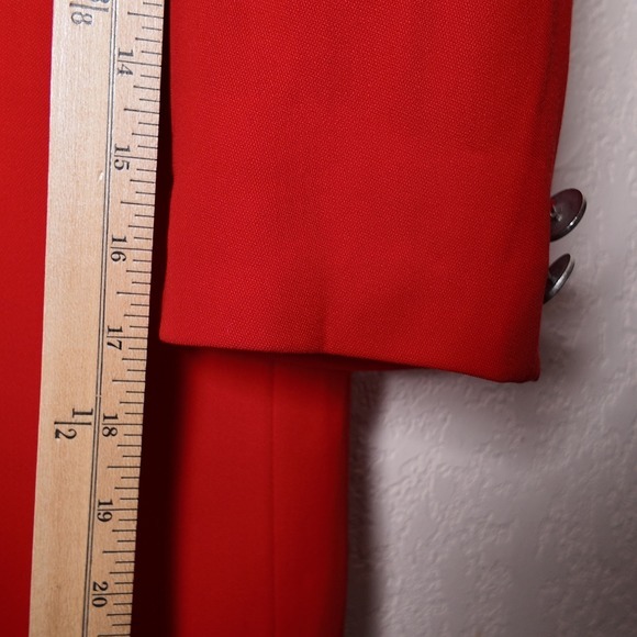 Pal Zileri Gruppo Forall Italy Wool Blazer Red Statement Jacket Mens L 54 *read* - Picture 15 of 16